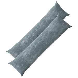 vidaXL Kussensloop HEERLEN Lichtblauw 40 x 145 cm Chenille Stof