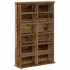 vidaXL CD Kast Oud hout 60 x 17 x 92 cm Bewerkt hout