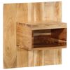 vidaXL Nachtkastje 50x27x50 cm massief acaciahout