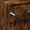 vidaXL Dressoir 45x42,5x93 cm bewerkt hout gerookt eikenkleurig