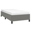 vidaXL Bedframe zonder matras 90x190 cm stof donkergrijs