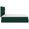 vidaXL Ottoman bed met matrassen en LED's 160x200cm fluweel