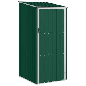 vidaXL Tuinschuur 87x98x159 cm gegalvaniseerd staal groen