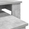 vidaXL Koffietafel Set 2 pcs Beton Grijs Bewerkt hout