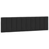 vidaXL Hoofdbordkussen "Hanko" 180 cm fluweel zwart