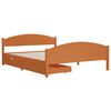 vidaXL Bedframe met 2 lades massief grenenhout honingbruin 160x200 cm