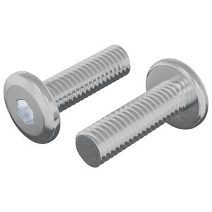 vidaXL Bout 2 pcs Zilver 8 x 25 mm Staal