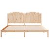vidaXL Bedframe extra lang zonder matras massief hout 200x220 cm