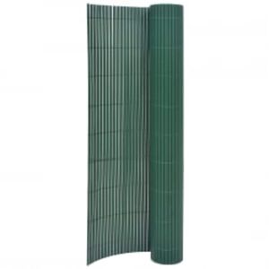 vidaXL Tuinafscheiding dubbelzijdig 90x400 cm groen