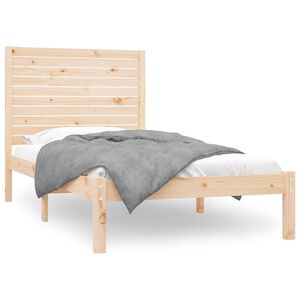 vidaXL Bedframe massief hout 90x200 cm