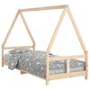 vidaXL Kinderbedframe 80x200 cm massief grenenhout