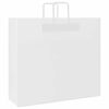 vidaXL Papieren zakken 250 st met hengsels 54x15x49 cm wit