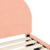 vidaXL Bedframe voor kinderen met hoofdbord Roze 80 x 160 cm
