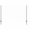 vidaXL zeshoekig gaasgek met palen 10 x 1,4 m PVC-Coated Staal Groen