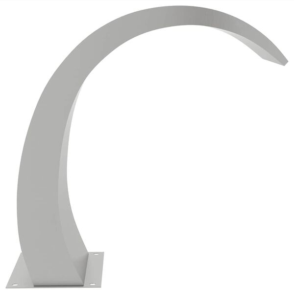 vidaXL Zwembadfontein met LED's 22x60x70 cm roestvrij staal 304