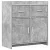 vidaXL Dressoir Betongrijs 75 x 36 x 80 cm Bewerkt hout