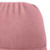 vidaXL Schommelstoel fluweel roze