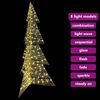 vidaXL Kerstboom met 240 LED Warmwit 180 cm PET