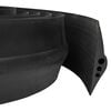 vidaXL Drempelprofiel voor garagedeur 75 x 12 mm 4,5 m EPDM-rubber