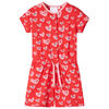 Kinderjumpsuit 128 rood
