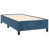 vidaXL Bedframe zonder matras 80x200 cm fluweel donkerblauw