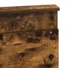 vidaXL Opslag bed met lade Grijs Sonoma 140 x 200 cm Bewerkt hout