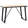 vidaXL Eettafel 120x60x75 cm MDF eikenkleurig