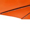 vidaXL Parasol met LED's en stalen paal 225x225x212 cm terracotta