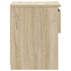 vidaXL Nachtkastjes 2 st 40x30x39 cm bewerkt hout sonoma eikenkleurig