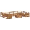 vidaXL Sofa-Sets 10 pcs Naturel Massief Acaciahout