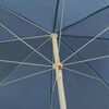 vidaXL Strandparasol 240 cm blauw