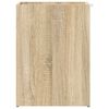 vidaXL Paraplu Standaard Sonoma Eiken 40 x 20 x 55,5 cm Bewerkt hout