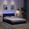 vidaXL Bedframe zonder matras "Hanko" stof blauw 140x200 cm