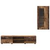 vidaXL Tv-meubelset met lade met plank FLORIN Oudhout Bewerkt hout