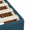 vidaXL Boxspring met matras fluweel blauw 200x200 cm
