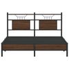 vidaXL Bedframe zonder matras bewerkt hout bruin eikenkleur 140x200 cm