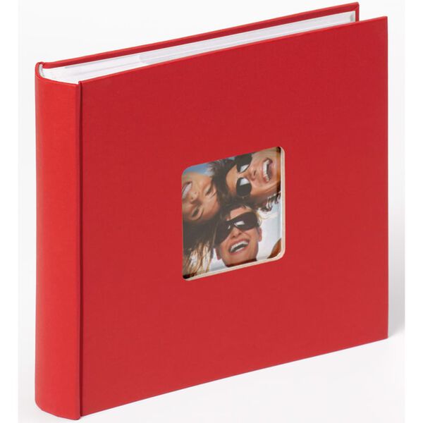 Walther Design Fotoalbum Fun Memo 200 foto's 10x15 cm rood