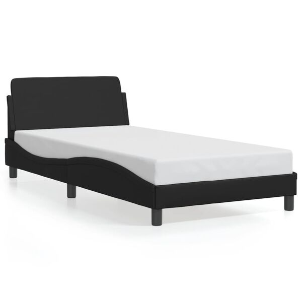 vidaXL Bedframe "Dover" kunstleer zwart 100x203 cm
