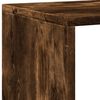 vidaXL Boekenkast 137,5x29x137,5 cm bewerkt hout gerookt eikenkleurig