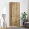 vidaXL Highboard Artisan Eiken 69,5 x 34 x 180 cm Bewerkt hout