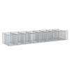 vidaXL Gabion Verhoogd Bed 3 st 400 x 100 x 60 cm Gegalvaniseerd staal