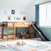 vidaXL Kinderhoogslaper zonder matras grenenhout wasbruin 90x190 cm