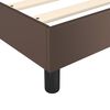 vidaXL Boxspring bed kunstleer bruin 180x200 cm