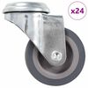 vidaXL 24 st Zwenkwielen met boutgaten 50 mm