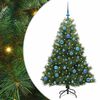 vidaXL Kunstkerstboom met 150 LED met standaard Groen 150 cm PE en PVC