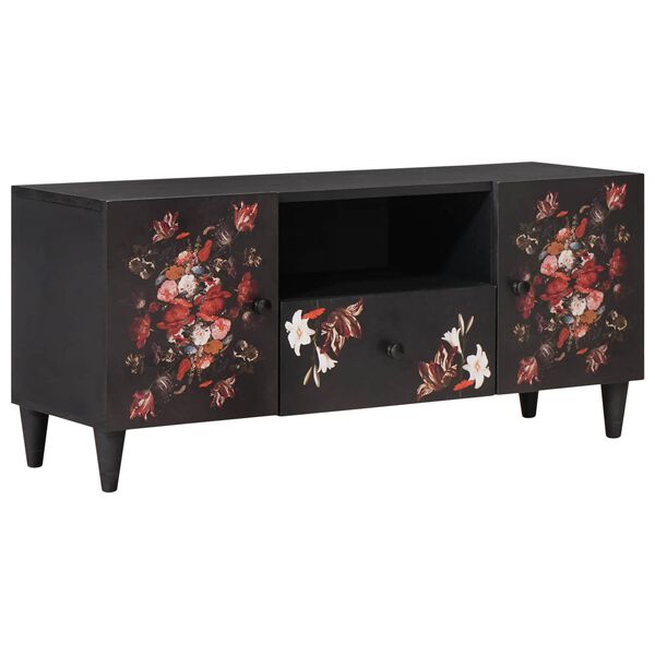 vidaXL Opslagkasten Multikleur 105 x 33,5 x 46 cm Massief Mango Hout