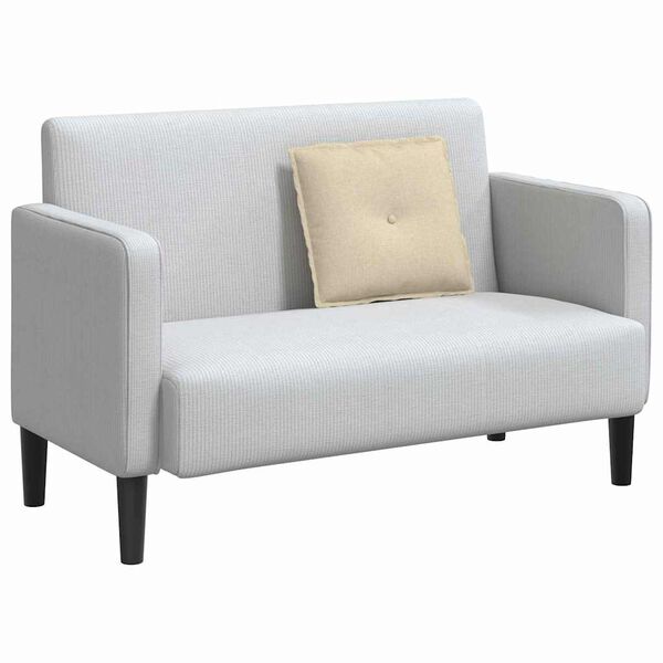 vidaXL Rugkussen Crème 50 x 19 x 45 cm Stof