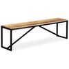 vidaXL Bankje 160x35x45 cm massief mangohout