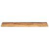 vidaXL Tafelblad rechthoekig 120x30x2,5 cm massief ruw mangohout