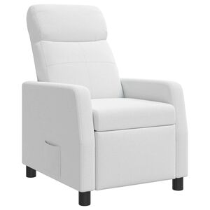 vidaXL Relaxfauteuil Wit Stof